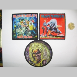 Iron Maiden ofsetová nášivka po krajoch obšívaná  cca. 9x9cm  cena za 1ks!!!